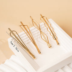 12pc Faux Pearl Rhinestone Bobby Pin Hair Accessories Set