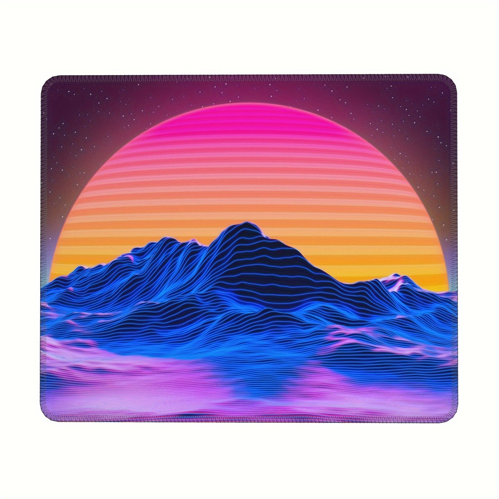 Colorful Pattern Square Mousepad for Computers and Games