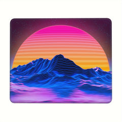 Colorful Pattern Square Mousepad for Computers and Games