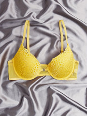 Lace Push Up Bra and Front Buckle Bra Set