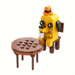 Yellow Dog Afternoon Tea Building Blocks Set with Table & Chairs
