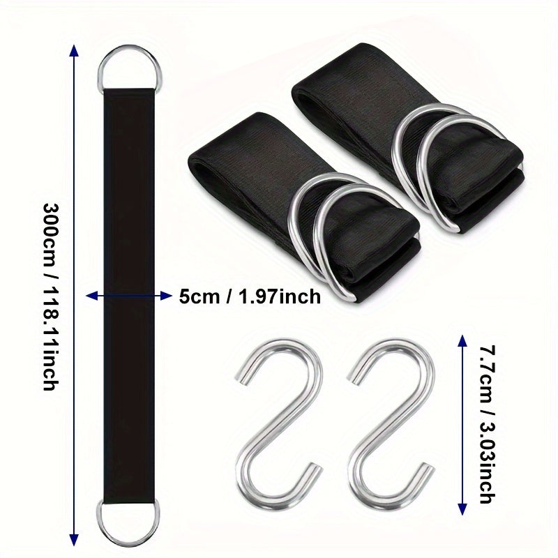 Professional Hammock Strap 3m 118' 1.97' Wide