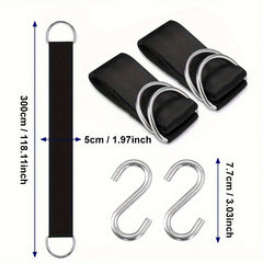 Professional Hammock Strap 3m 118' 1.97' Wide
