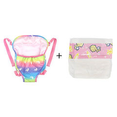 Baby Doll Backpack with Straps for 30-18 Inch Dolls
