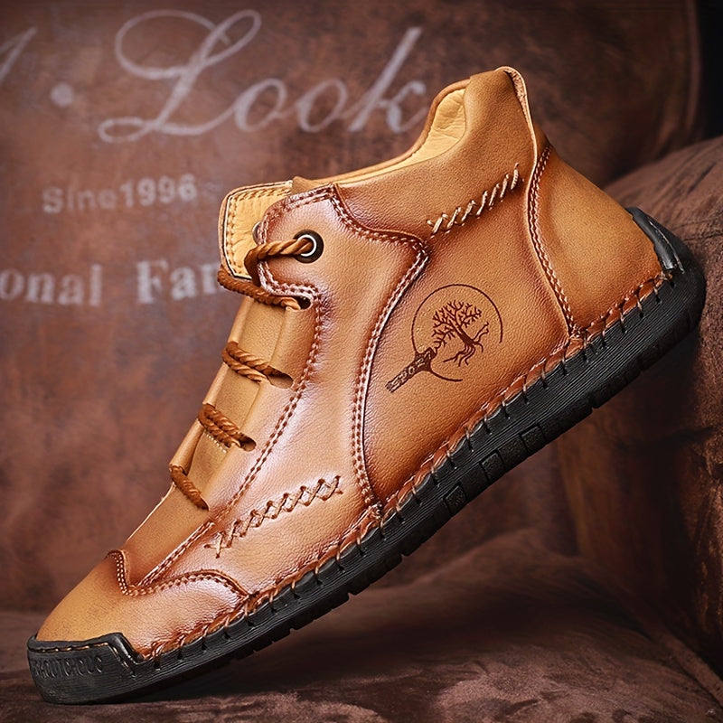 Men's High Top Lace Up Casual Shoes