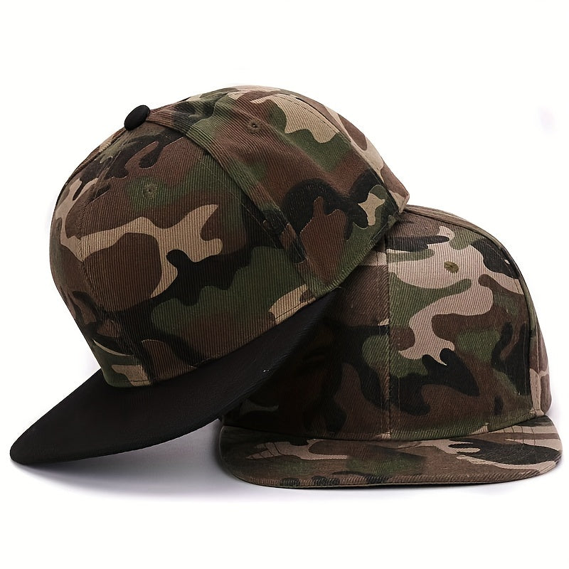 Camouflage Casual Baseball Cap Sunscreen Snap Back Hat Sports Dad Hats
