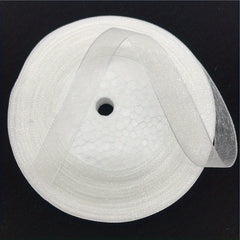 1 Roll Organza Ribbon DIY Sewing Crafts Bags Clothes 50 Yards