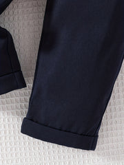 Baby Boy Clothes Suit Toddler Gentleman Outfits Formal Dress Shirt Bowtie
