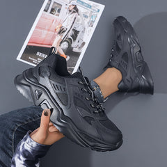 Thick Bottom Mesh Dad Sneakers Lightweight Comfortable