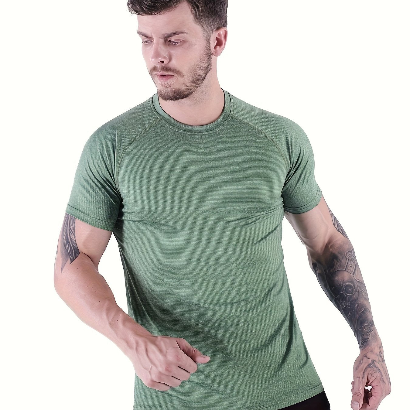 Men's High Stretch Sports Tee Shirt for Summer