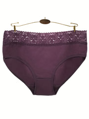 6pcs Lace Briefs Mid Rise Intimates Panties Women's Lingerie
