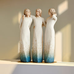 Three Sisters Resin Craft Ornaments - Christmas Thanksgiving Decoration