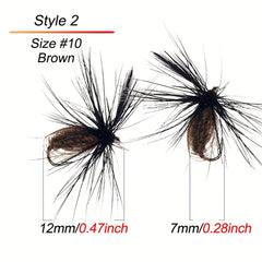 Wooly Worm Fly Fishing Lures 25pcs with Hard Hook for Bass Trout Salmon