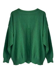 Casual Cardigan Women's Plus Solid Button Up Long Sleeve