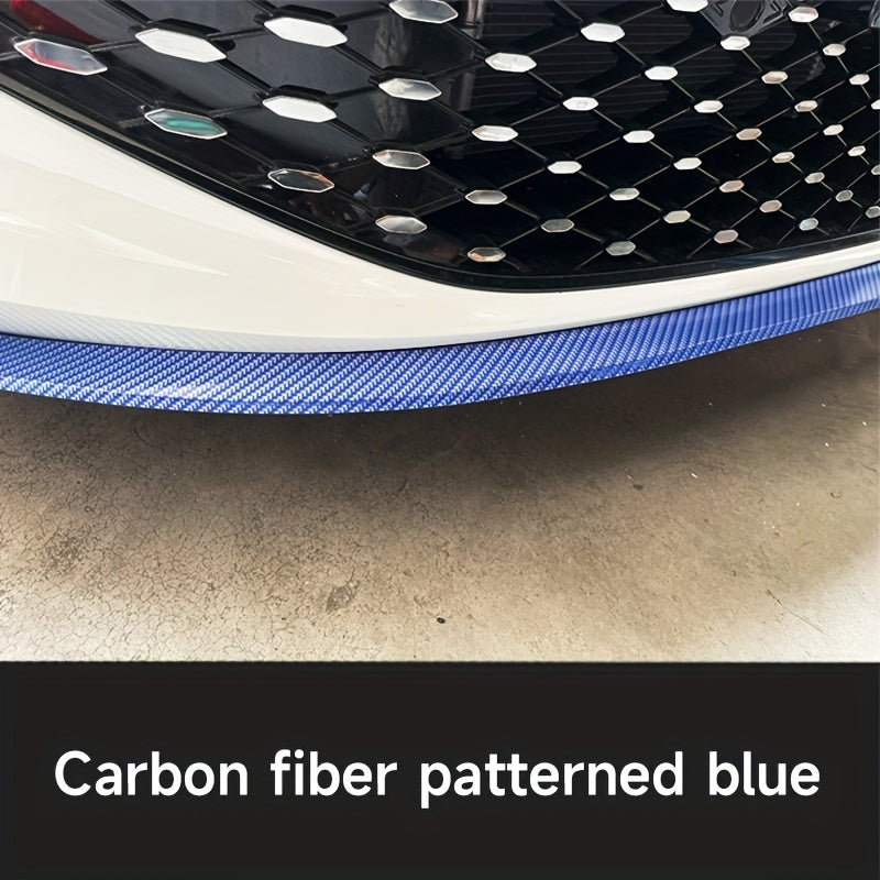 Car Front Shovel Carbon Fiber Side Skirt Edge Scratch Resistant Strip