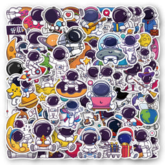 61pcs Astronaut Stickers Spaceman Decals for Water Bottles Laptop