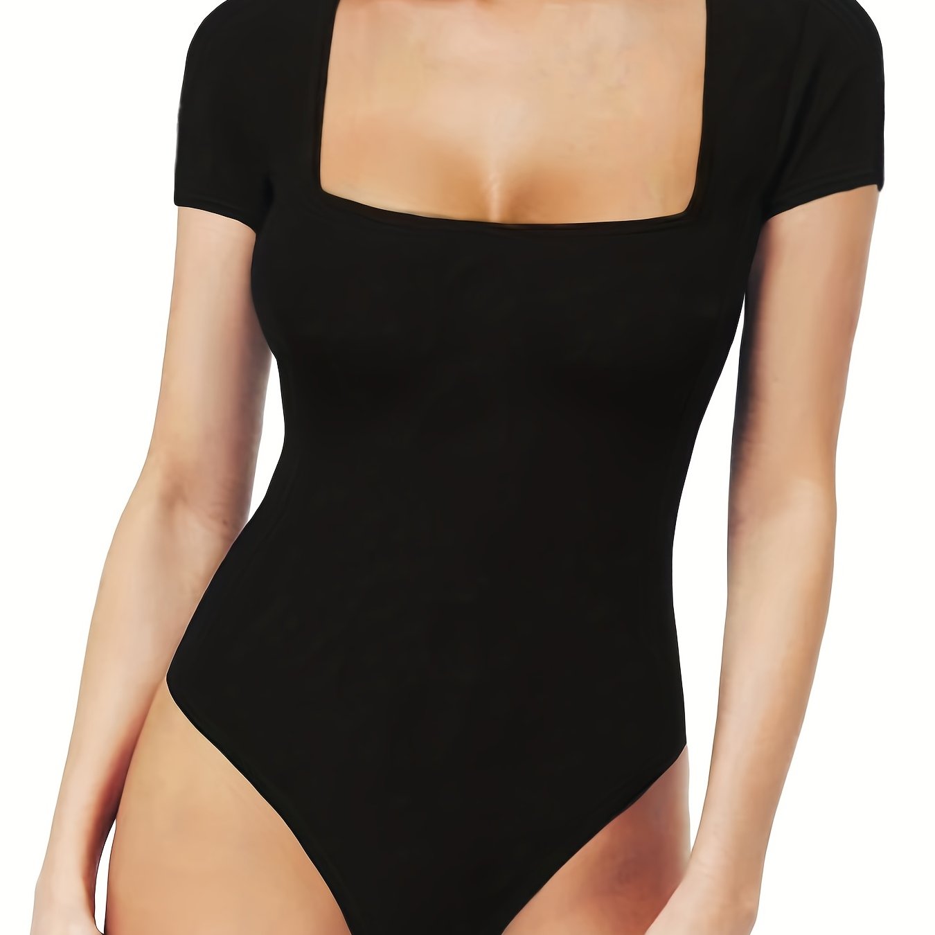 Square Neck Bodysuit Tummy Control Slim Body Shaper Women's Underwear