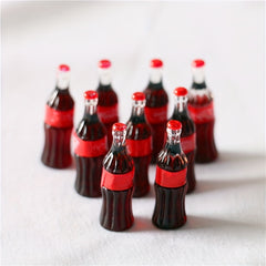 6pcs Cola Soda Bottle Models Realistic Dollhouse Drink Accessories