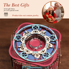 3D Wooden Puzzle Music Box DIY Building Kit - Perfect Holiday Gift