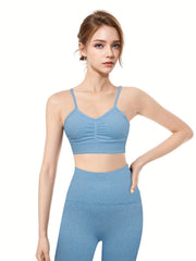 High Stretch Yoga Set Crop Top & Leggings Sporty Suit