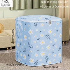 3 Pcs Daisy Pattern Storage Box Large Capacity Clothes Organizer