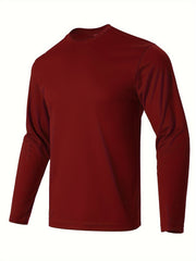 Men's Casual Long Sleeve T-shirt 3pcs Set