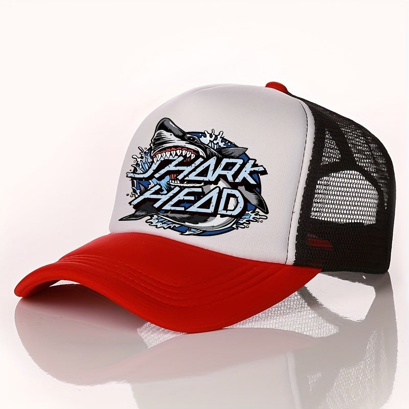 Summer Multicolor Hat Shark Print Men's Peaked Cap Street Sunshade Baseball Cap