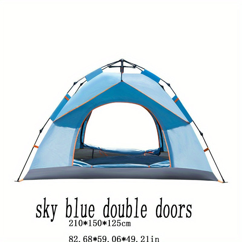 Automatic Tent Outdoor Camping 3-4 People Waterproof Mosquito Sunscreen