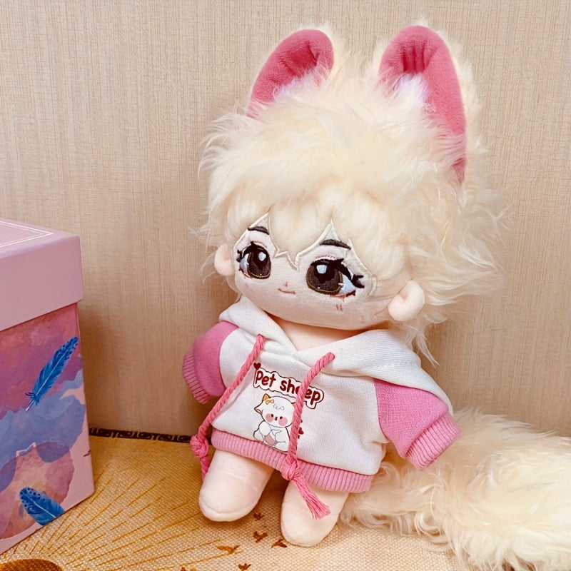 Cute Hoodies & Sweaters for 7.87" Plush Dolls - 1pc