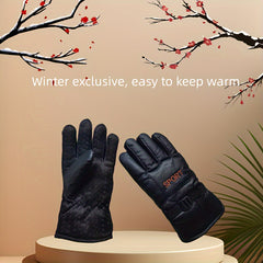 Winter Windproof Waterproof Gloves Fleece Warm Men Women Outdoor Motorcycle