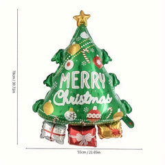Christmas Tree Balloon - Holiday Party Decoration - Indoor/Outdoor Decor