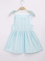 Baby Girls Casual Dress Flower Striped Cami Dress