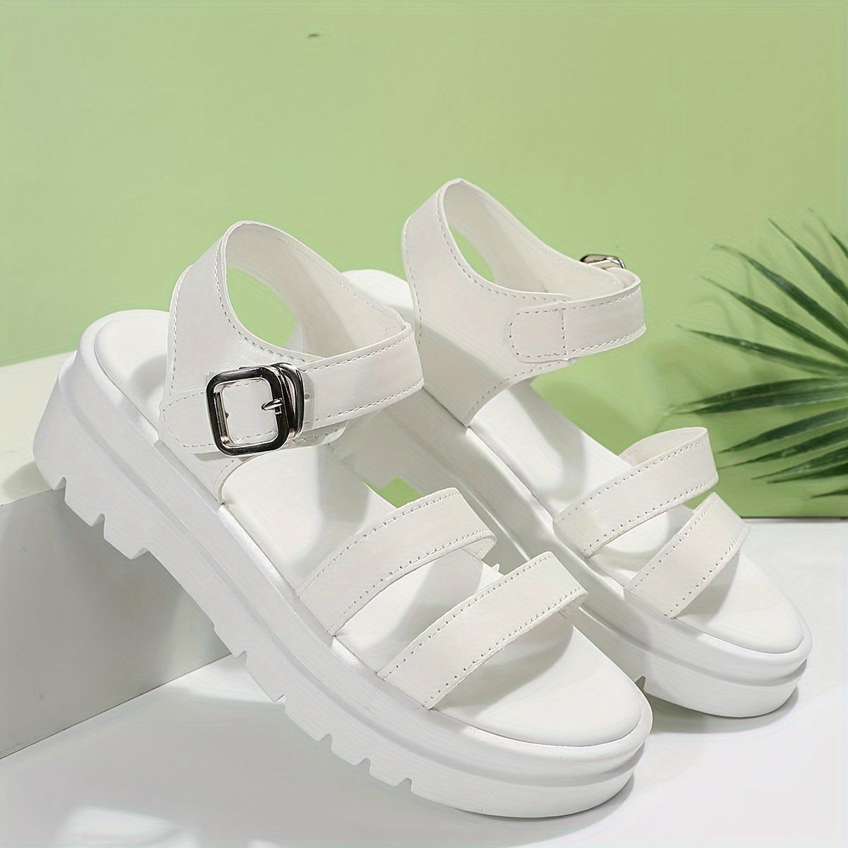 Women's Double Band Sports Sandals Ankle Strap Buckle Summer Sandals