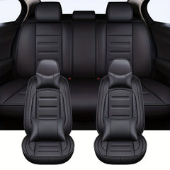 5 Seat Car Seat Cover YNOOH PU Leather Auto Cushion Protector