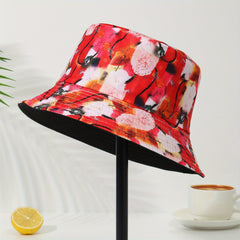 Tie Dye Print Bucket Hat Hip Hop Casual Fisherman Cap Unisex Sunscreen