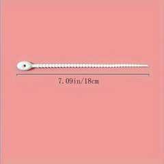 10pcs Silicon Cable Ties Reusable Candy Cable Organizer Silicone Keychain
