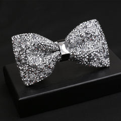 Crystal Bow Tie Gypsophila Rhinestone Men's Banquet Bow Tie