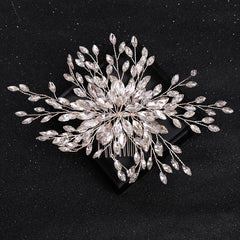 Rhinestone Wedding Bridal Hair Comb Clip for Women