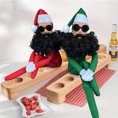 Christmas Elf Doll Ornament Festive Stoop Christmas Tree Decoration