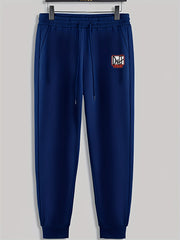 Duff Print Men's Pants Drawstring Sweatpants Casual Trousers Spring Autumn