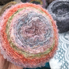 Long Gradient Dyed Wool Ball Soft Warm Yarn for DIY Crocheting & Knitting 50g
