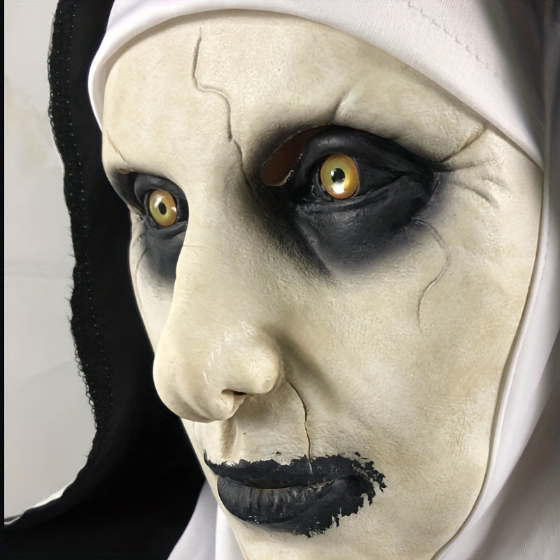 Halloween Horror Nun Mask Latex Face Mask