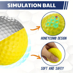 18pc Golf Practice Balls for Indoor/Outdoor Training Improve Your Game