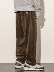 Men's Loose Fit Corduroy Dress Pants