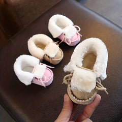 Soft Warm Lace Up Boots for Baby Boys