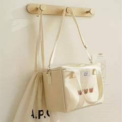 Bear Embroidery Insulated Mommy Bag Multifunctional Mother And Baby Bag