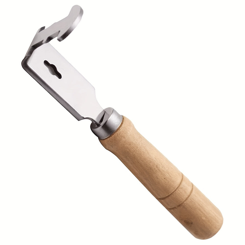 Stainless Steel Beehive Frame Shovel with Wood Handle