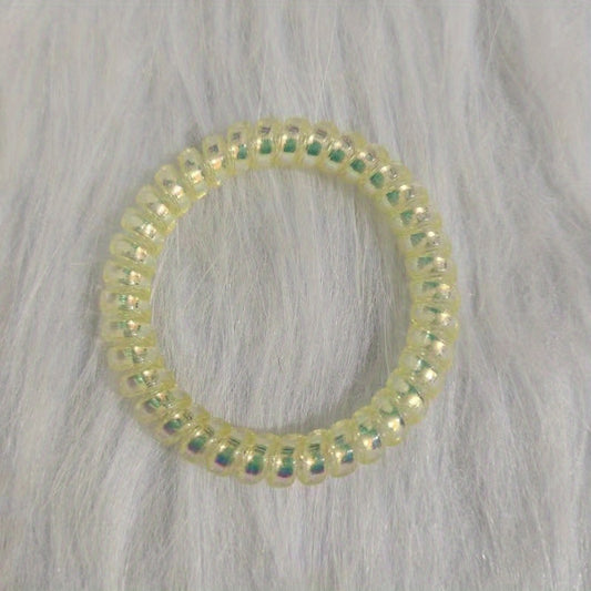 Spiral Hair Ties Ponytail Holders Coil Hair Ties for Girls Women