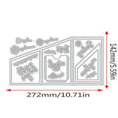 Flower Screen Metal Cutting Dies for Scrapbook Embossing