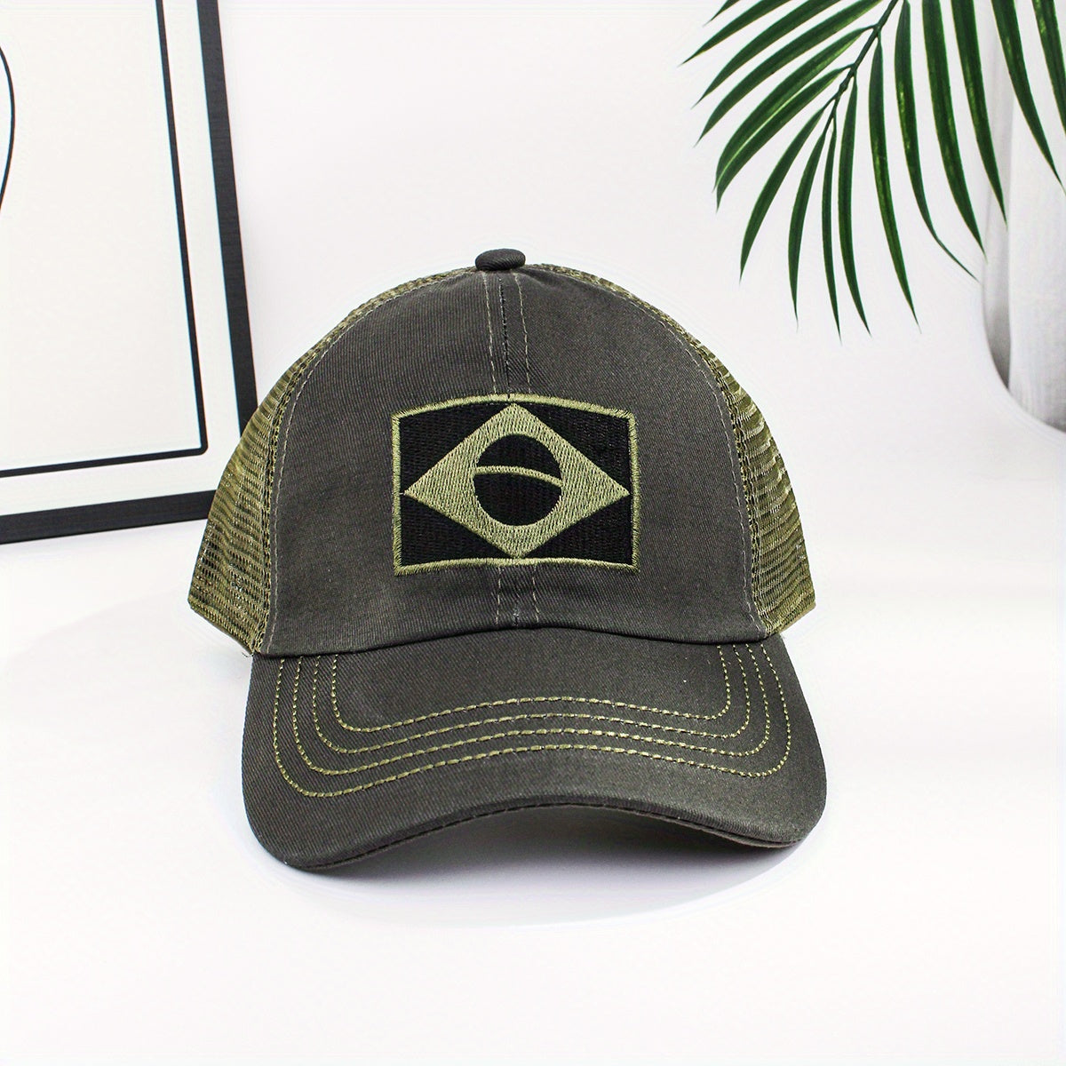 Handsome Grid Tactical Camouflage Caps Baseball Cap Outdoor Cap Wild Jungle